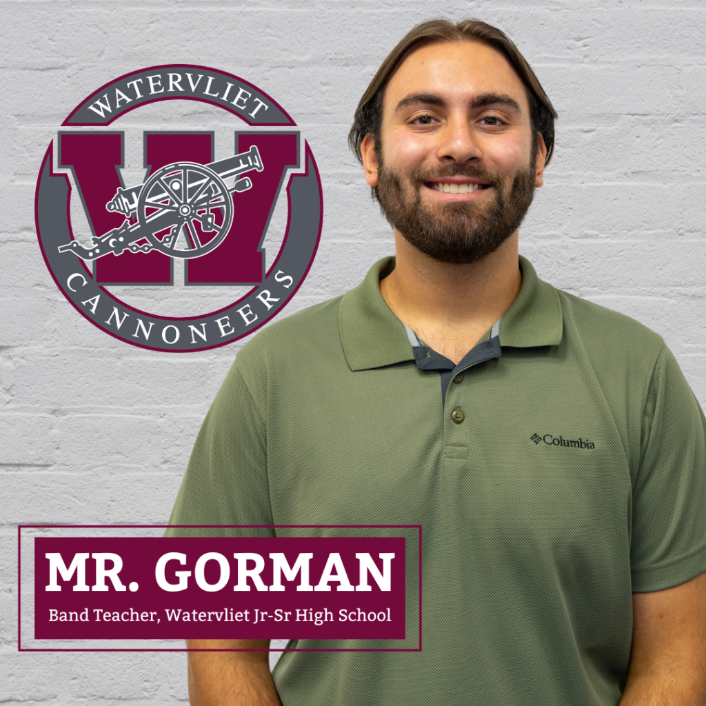 Watervliet Jr-Sr High Band Teacher, Mr. Andrew Gorman