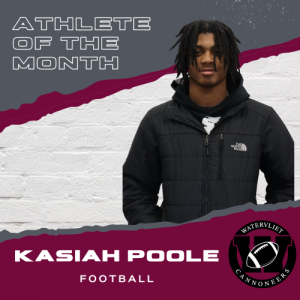 Football player is student athlete of the month for October 2024